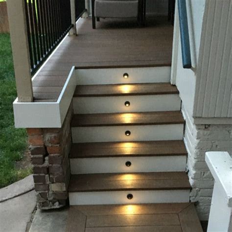 Recessed Led Step Light With Shade Installed Step Lighting Outdoor
