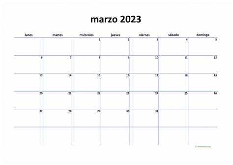 Calendario Marzo 2023 En Word Excel Y Pdf Calendarpedia Riset