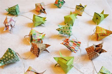 Heres An Idea Origami Fairy Lights Almost Stylish Fairy Lights