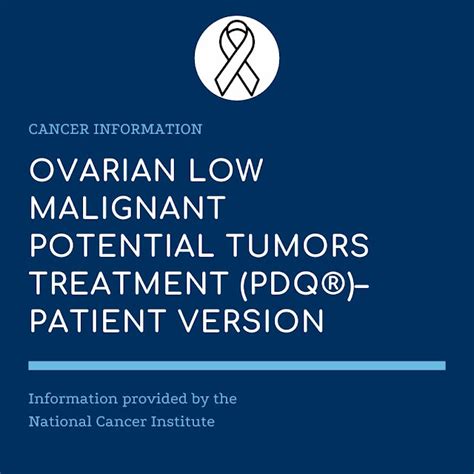 Ovarian Low Malignant Potential Tumors Treatment Pdq®patient Version
