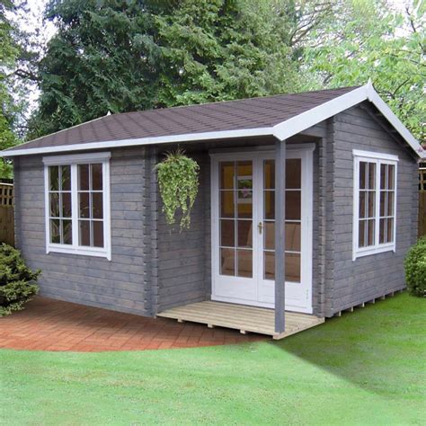 If you want to find out how a log cabin with a side shed can be useful in your household or you'd like to find some. Shire Twyford Log Cabin 12G x 13 - 34mm to 70mm Logs ...