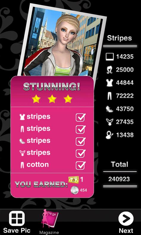 How To Pass Style Me Girl Level 66 Stripes And Get 3 Stars With No