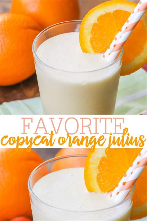Copycat Orange Julius Recipe Tastes Just Like It Lil Luna