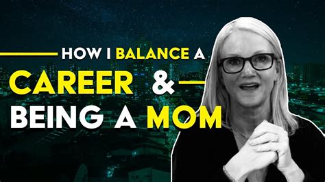 How I Balance My Career And Being A Mom Mel Robbins Youtube