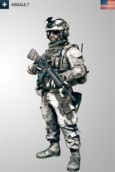 Battlefield 3 Assault Usa Soldier Iphone Wallpaper By ~kikkah070 On
