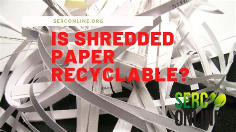 Is Shredded Paper Recyclable YouTube