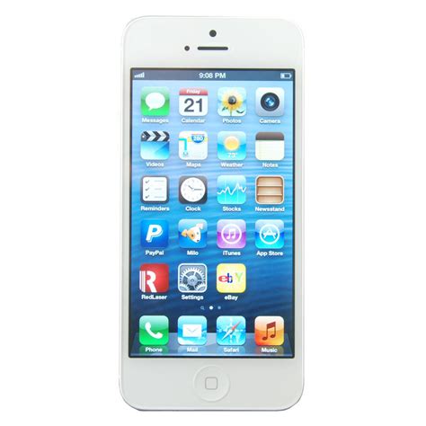 Apple Iphone 5 16gb White Silver Sprint Smartphone Ebay