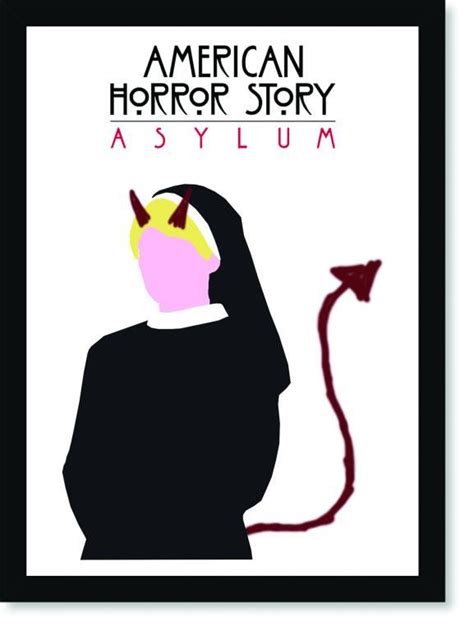 quadro poster series american horror story asylum 3