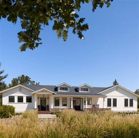 Rustic Farmhouse Exterior Designs Ideas Ranch House Exterior Modern
