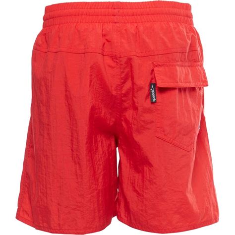 Buy Speedo Boys Solid Leisure 15 Water Shorts Red