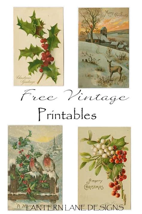 Free Vintage Printables And How To Make Your Own Printables