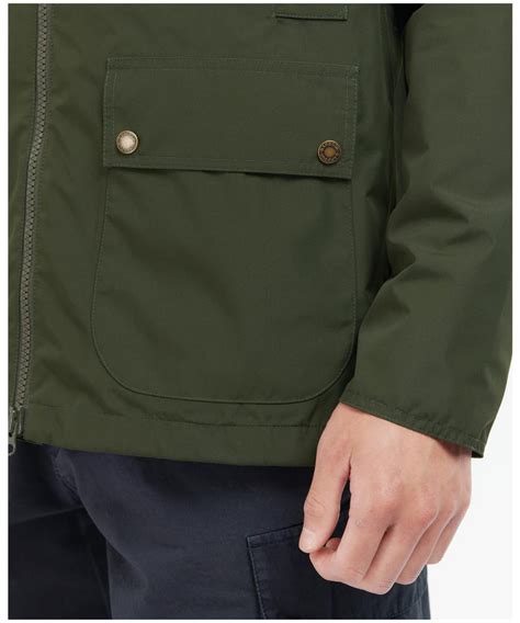 Mens Barbour Hooded Domus Waterproof Jacket