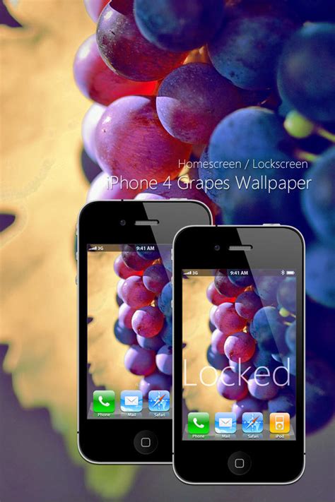 Iphone 4 Grapes Wallpaper By Martz90 On Deviantart