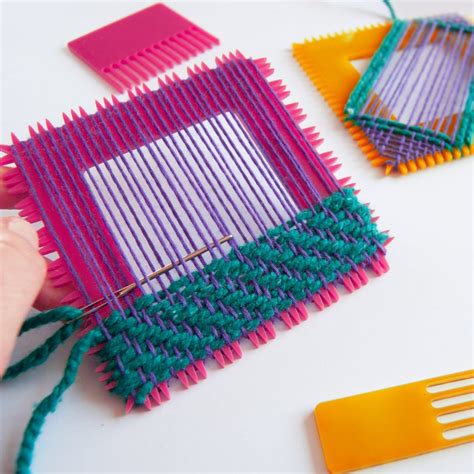 Perfect Couple Square Pin Loom Weaving Set 2 Pin Looms Zoom Etsy In