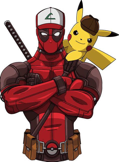 Deadpool X Detective Pikachu X Ryan Reynolds By Xyelkiltrox On Deviantart