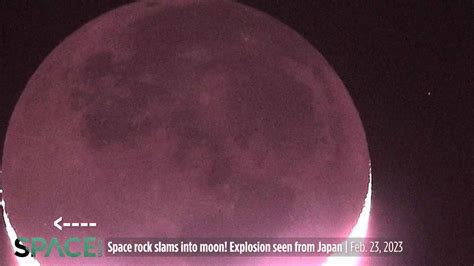 Space Rock Slammed Into Moon The Explosion Was Seen From Japan