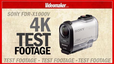 Sony Fdr X1000v 4k Action Cam Test Footage In 4k Youtube