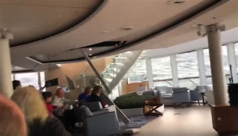 Frightening Footage From Inside Viking Cruise Ship Tossed By Rough Seas