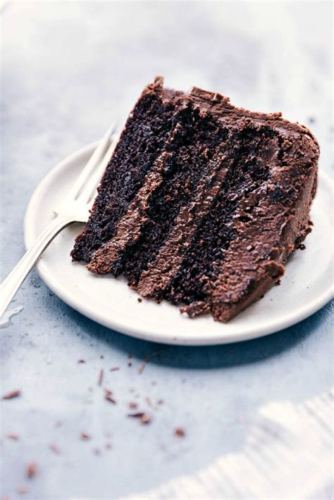 Three Layers Of Moist And Rich Chocolate Cake This Cake Is Frosted With A Delicious Triple