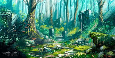Forestpractice By Syntetyc On Deviantart Anime Scenery Anime