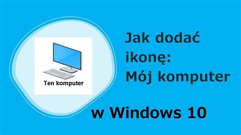 Ikona M J Komputer Na Pulpicie Win Windows Youtube