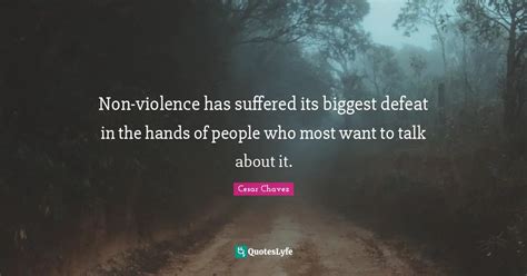 Non Violence Has Suffered Its Biggest Defeat In The Hands Of People Wh