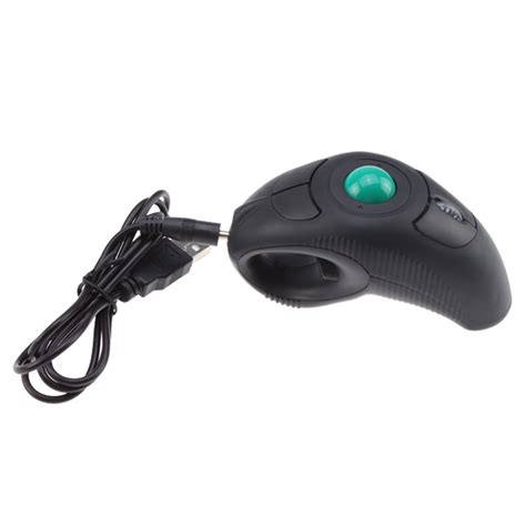 Image Wireless Finger Handheld Usb Mouse Mice Trackball Mouse W Laser