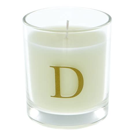 Buy Letter D Warm Cashmere Scented Candle For Gbp 179 Card Factory Uk