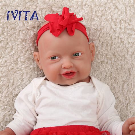 Ivita 23 Adorable Bébé Reborn Fille Full Body Silicone Doll Kids