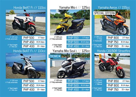 Cycle world's motorcycle buyers guide is built to help you find the right bike. Bohol Scooter Rentals in Panglao - Tagbilaran • Bohol Guide