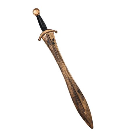 Adults 76cm Roman Greek Gladiator Warrior Bronze Plastic Sword Prop