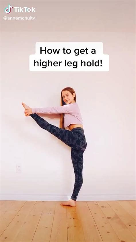 Leg Hold Video Dancer Workout Ballerina Workout Acrobatic Gymnastics