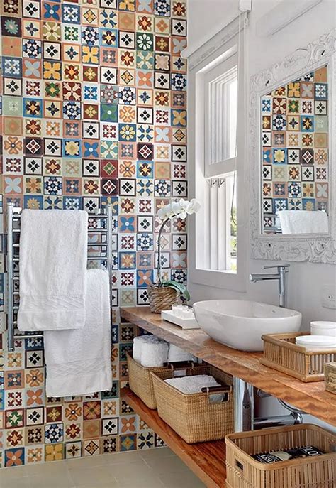 20 Mesmerizing Colorful Bathroom Tiles For A Cheerful Atmosphere