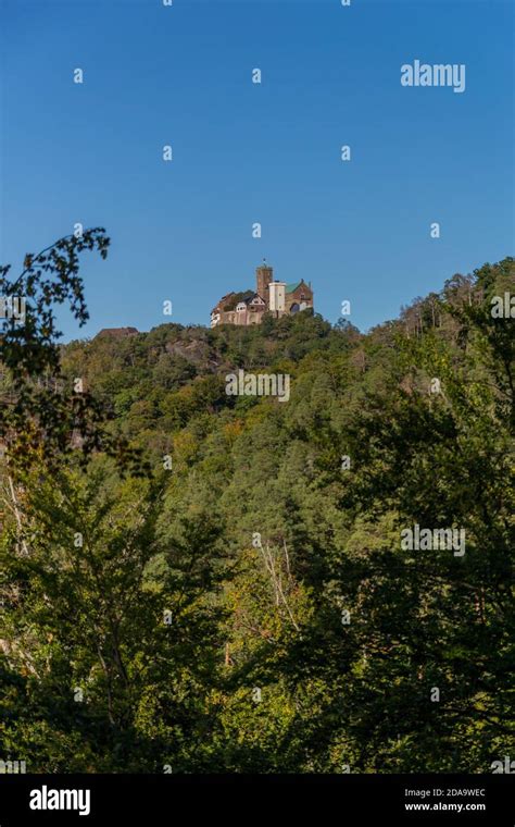 Autumn Walk Around The Beautiful Wartburg Castle In The Thuringian