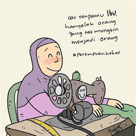 Gambar Kartun Muslimah Baca Quran Kantor Meme