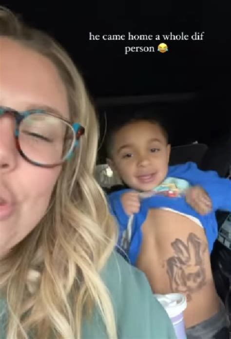 Teen Mom Kailyn Lowry Shows Off 4 Year Old Son Lux S Face Body