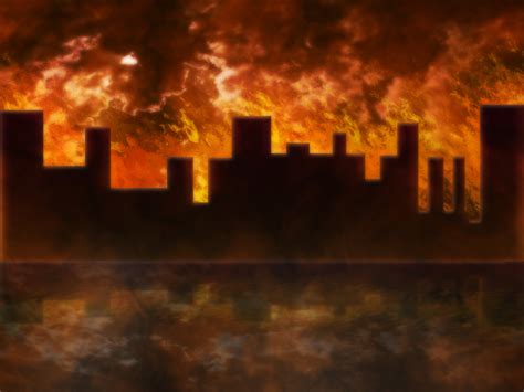 Burning City By Aarneus On Deviantart