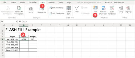 How to use Use FLASH FILL In Excel - Excelbuddy.com