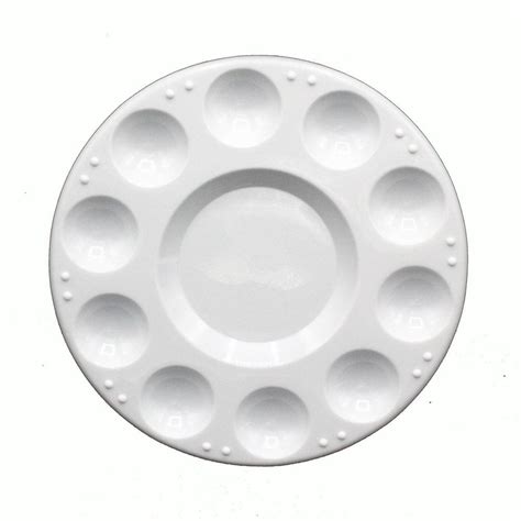 Large 10 Well Round Mixing Palette By Cake Craft Company