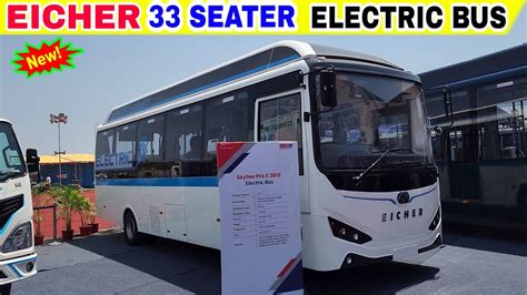 Eicher Electric Bus Skyline Pro E 3012 Price Mileage Specifications Review YouTube