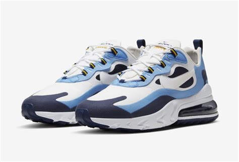 Nike Air Max 270 React White Blue Obsidian Ct1264 104 Release Date Info