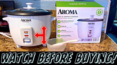 Aroma Housewares Aroma 6 Cup Cooked 1 5 Qt One Touch Rice Cooker