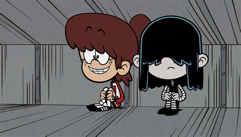 Image S1e24b Lynn And Lucy Hiding In The Ventspng The Loud House