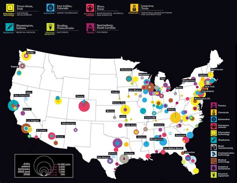 The Emerging Epicenters Of High Tech Industry Wired