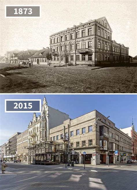 The Before And After Pictures Show How Old Buildings Have Been Changed