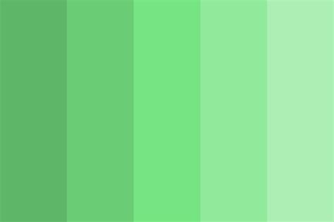 Green Light Gradient Color Palette Hex Rgb Code Light Green Hex