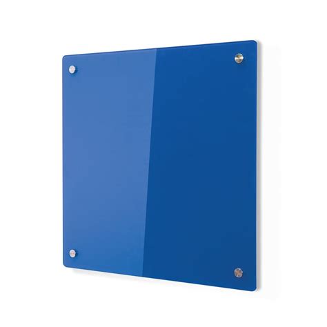 Magnetic Glass Board Write On® 500x500 Mm Blue Aj Products