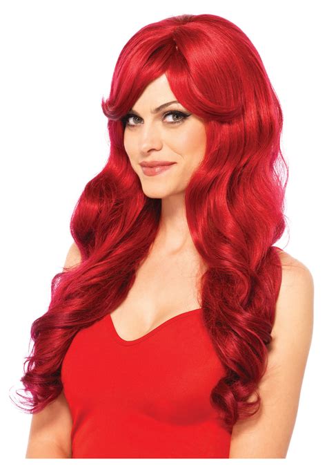 Long Wavy Red Wig For Women