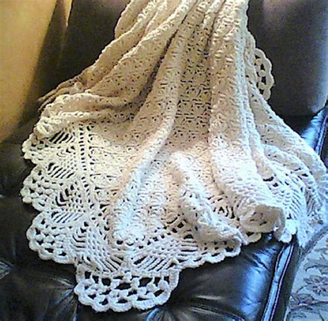 Vintage Crochet Pattern Victorian Lace Afghan Throw Pdf Etsy Baby