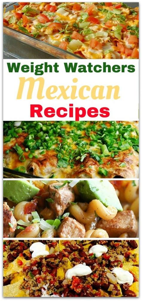 Weight watchers has its own program where instead of calorie counting, they use smartpoints which bon appetit and good luck with your weight watching! 20 Weight Watchers Mexican Recipes - Food Fun & Faraway Places